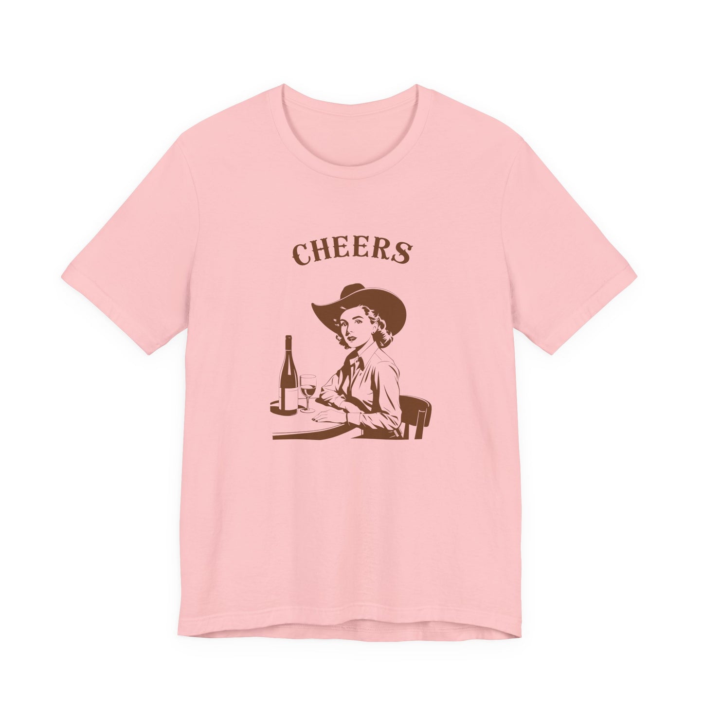 Cheers cowgirl Unisex Jersey Short Sleeve Tee