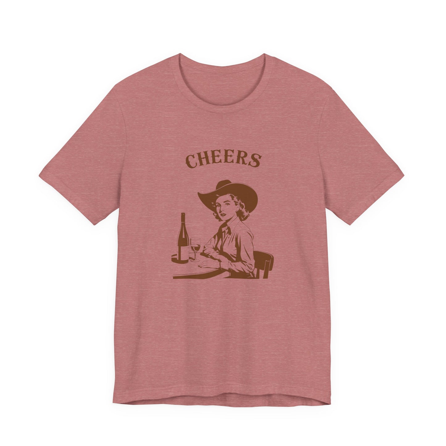 Cheers cowgirl Unisex Jersey Short Sleeve Tee