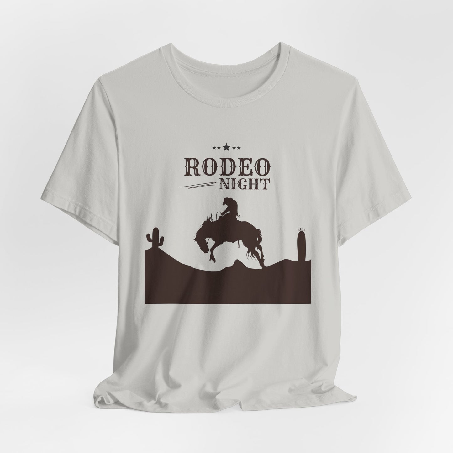 Rodeo Night Unisex Jersey Short Sleeve Tee