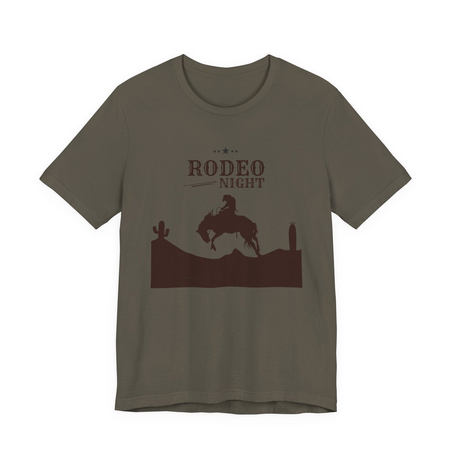 Rodeo Night Unisex Jersey Short Sleeve Tee