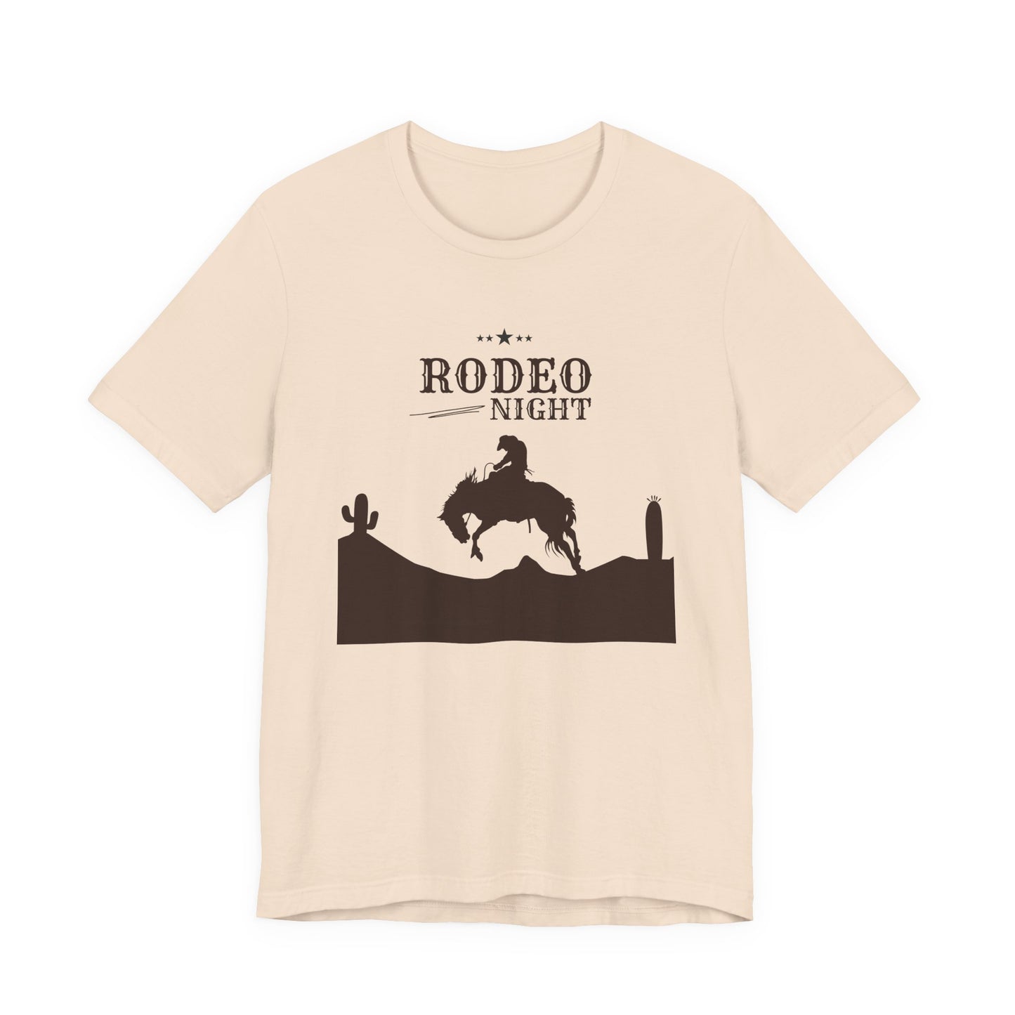 Rodeo Night Unisex Jersey Short Sleeve Tee