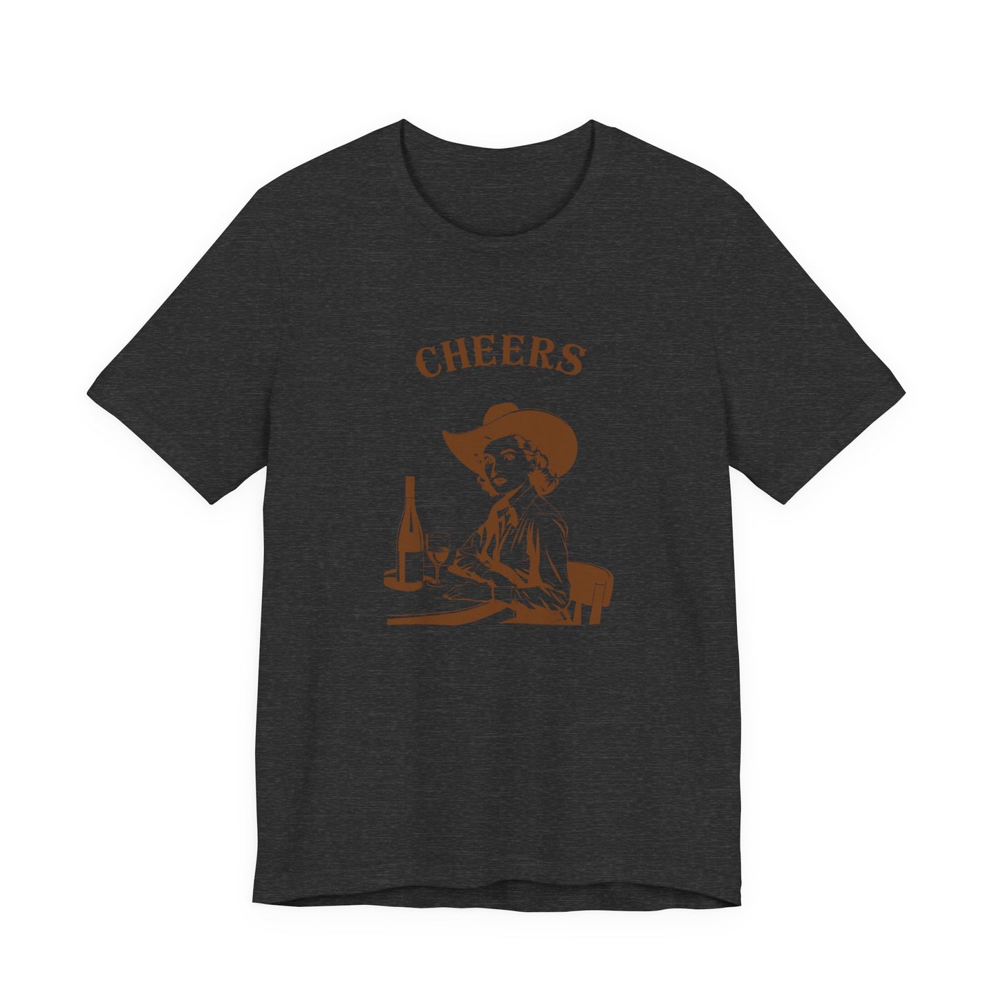 Cheers cowgirl Unisex Jersey Short Sleeve Tee