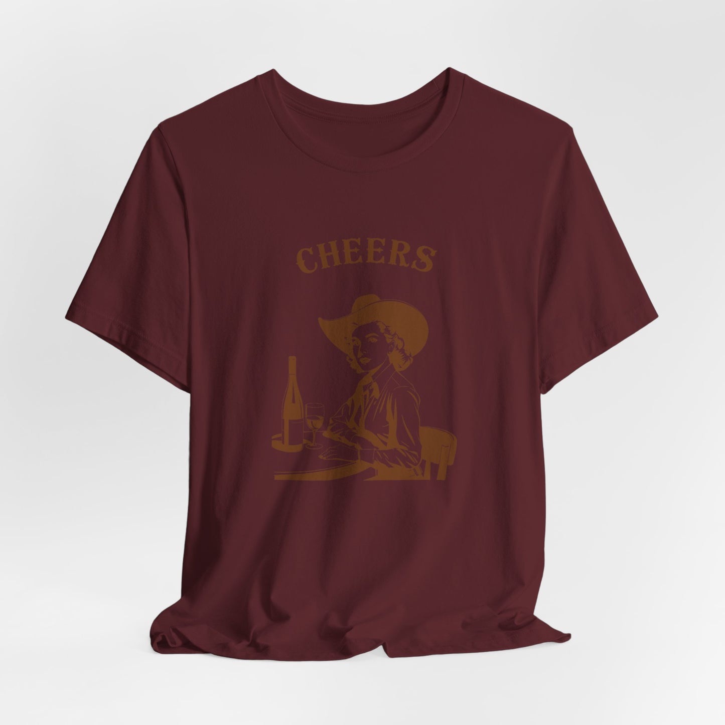 Cheers cowgirl Unisex Jersey Short Sleeve Tee