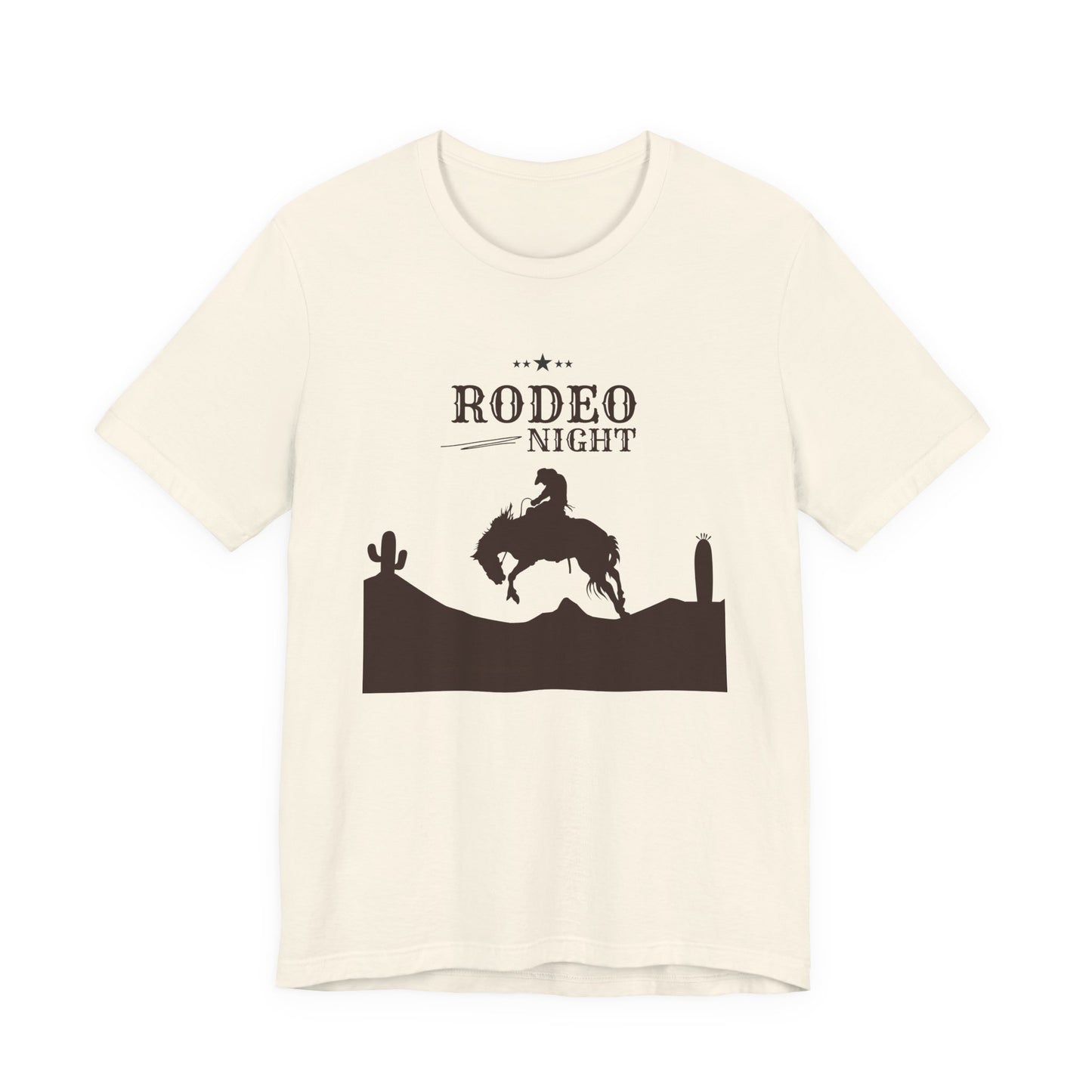 Rodeo Night Unisex Jersey Short Sleeve Tee