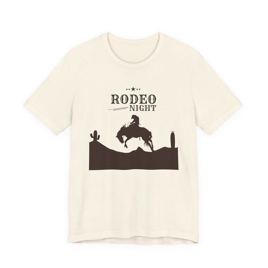 Rodeo Night Unisex Jersey Short Sleeve Tee