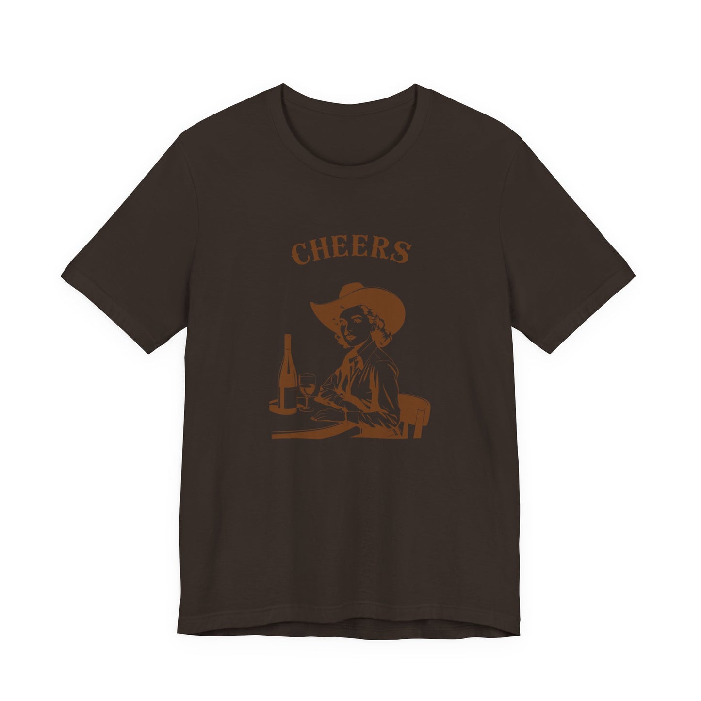 Cheers cowgirl Unisex Jersey Short Sleeve Tee