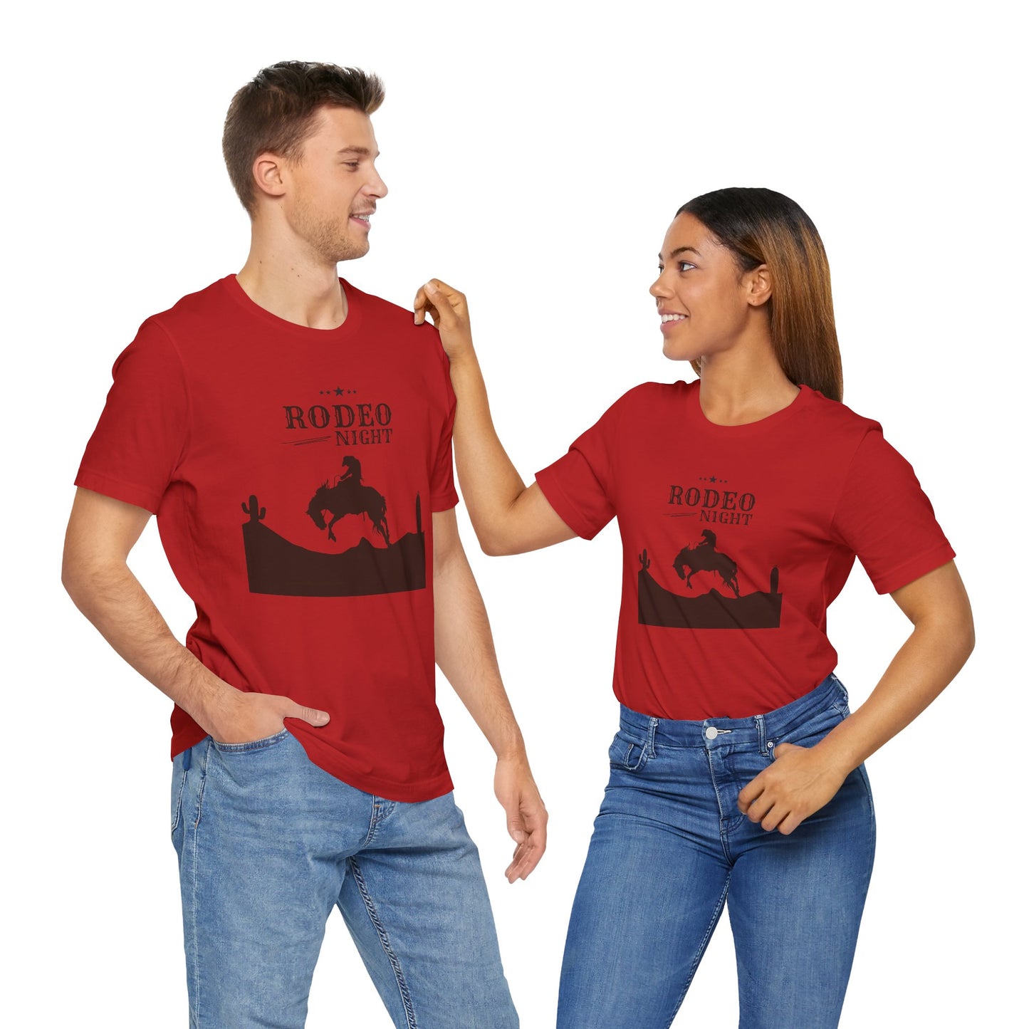 Rodeo Night Unisex Jersey Short Sleeve Tee