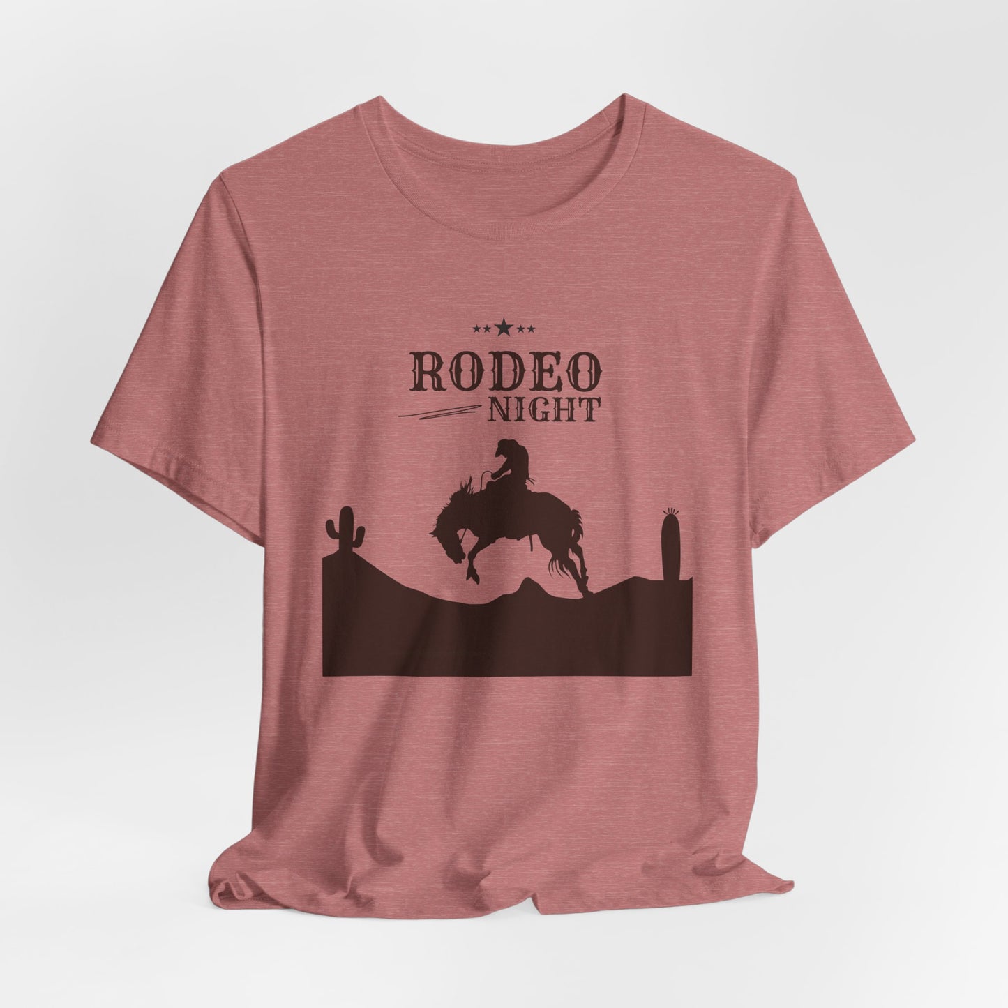 Rodeo Night Unisex Jersey Short Sleeve Tee