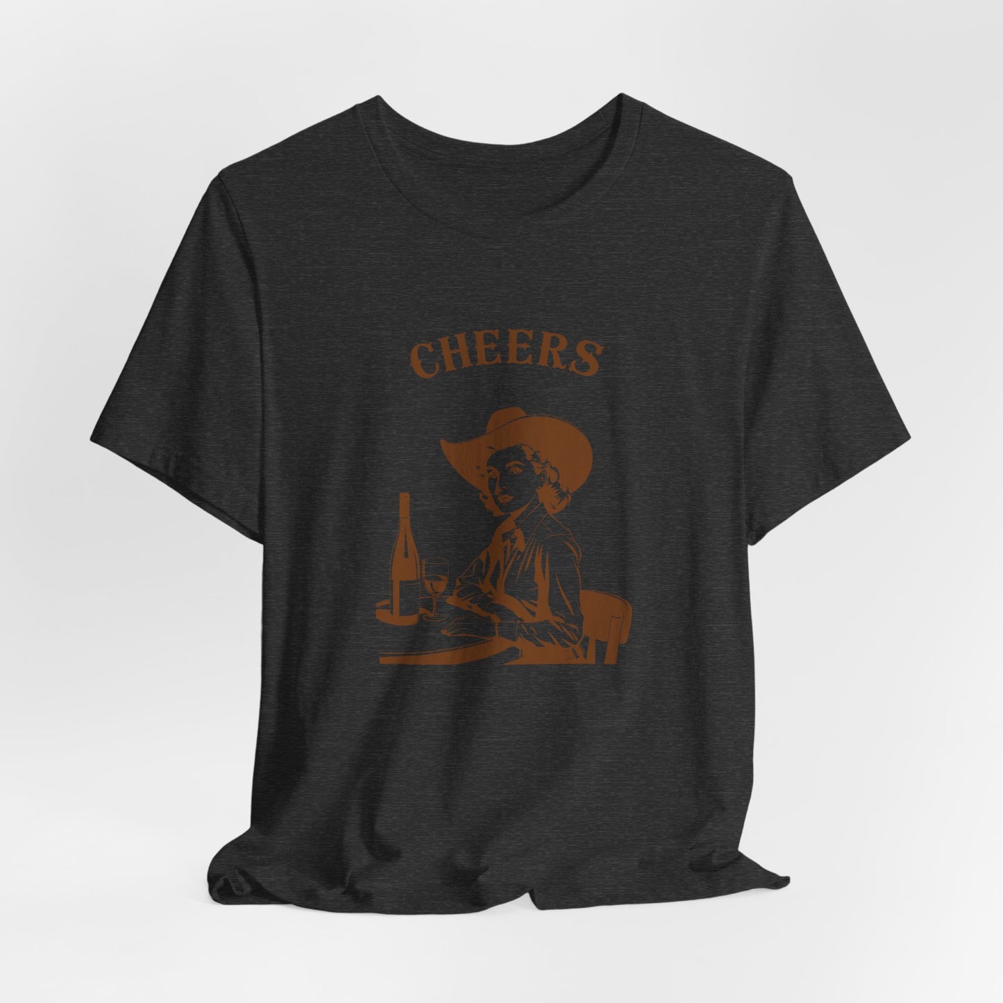 Cheers cowgirl Unisex Jersey Short Sleeve Tee