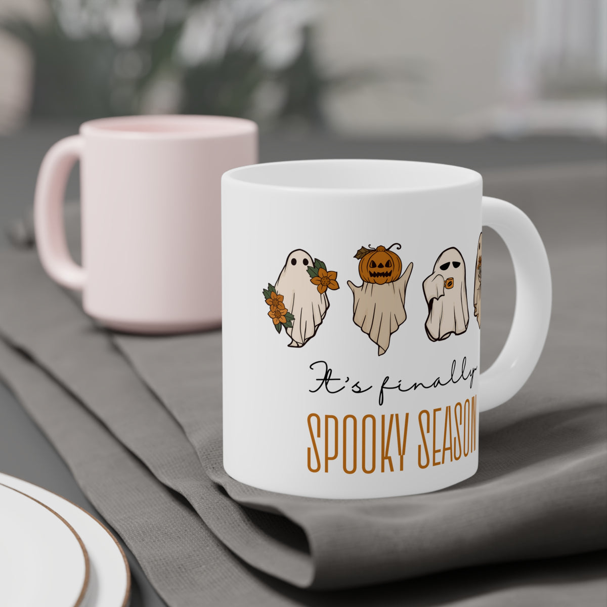 Its finally spooky season Ceramic Mugs (11oz\15oz\20oz)