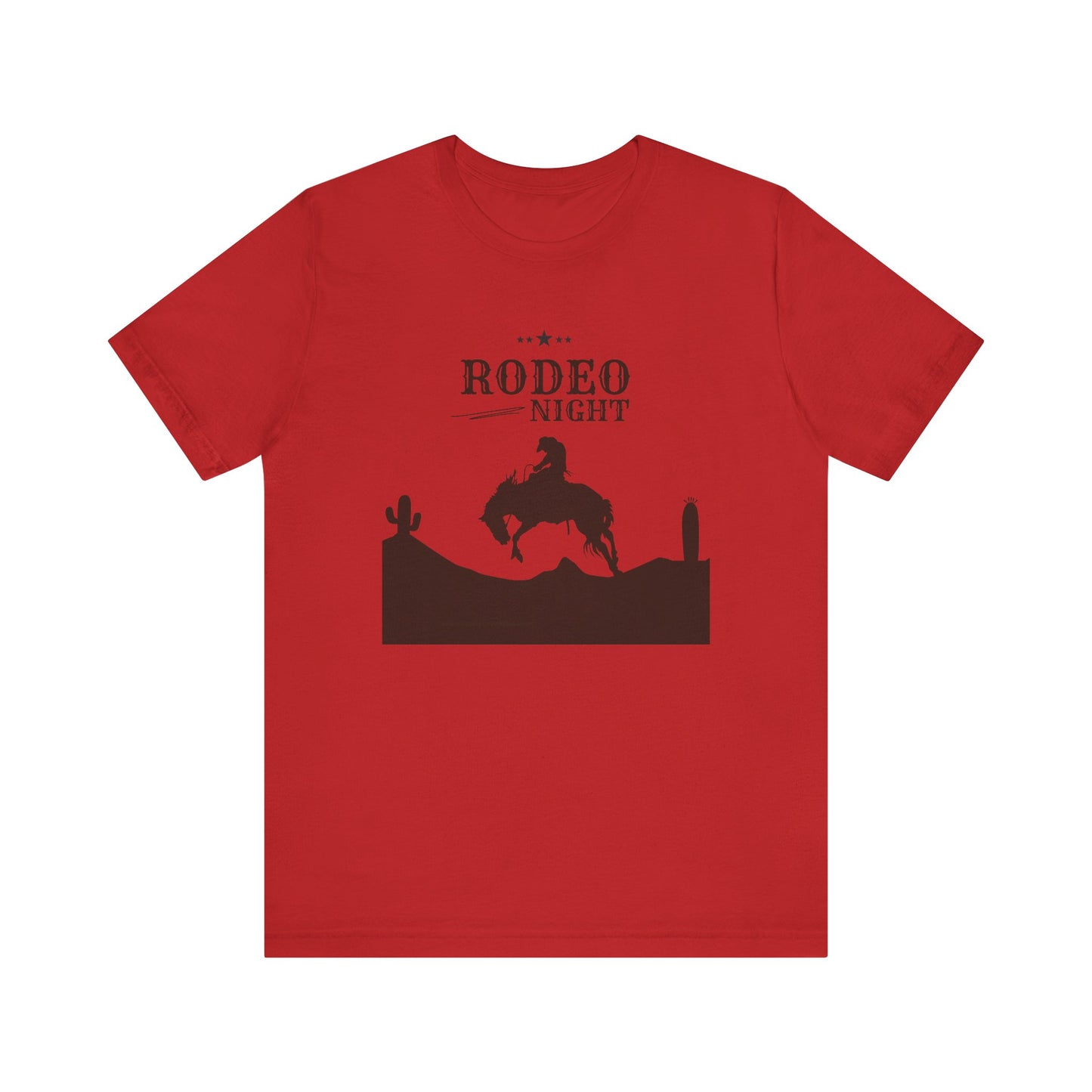 Rodeo Night Unisex Jersey Short Sleeve Tee