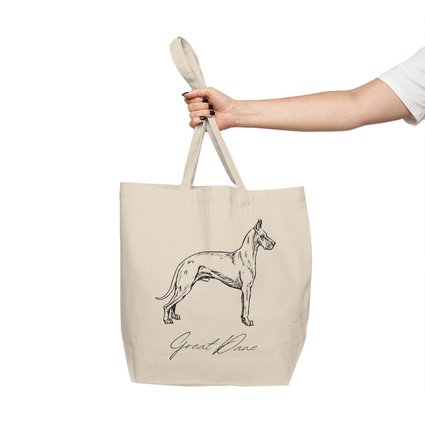 Great Dane Canvas Shopping Tote