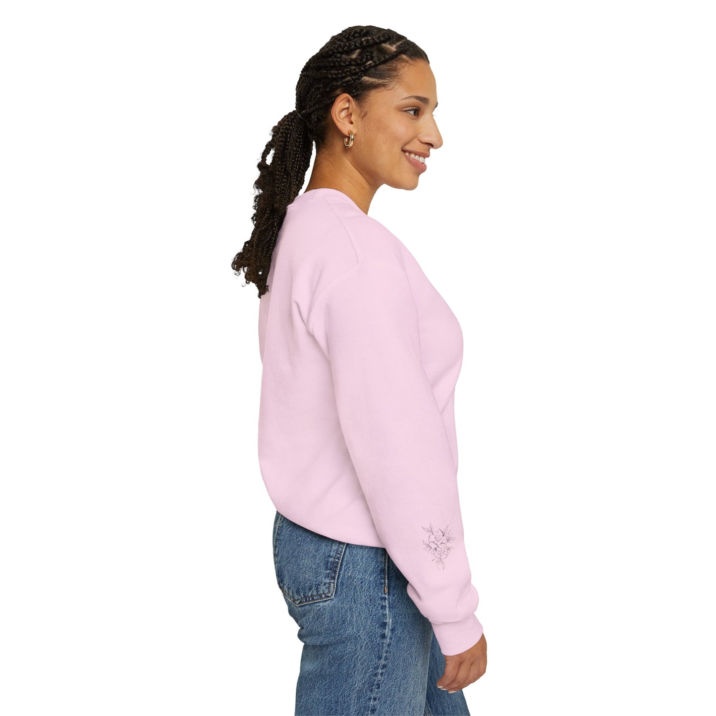 Floral Sera & Sophie Unisex Heavy Blend™ Crewneck Sweatshirt