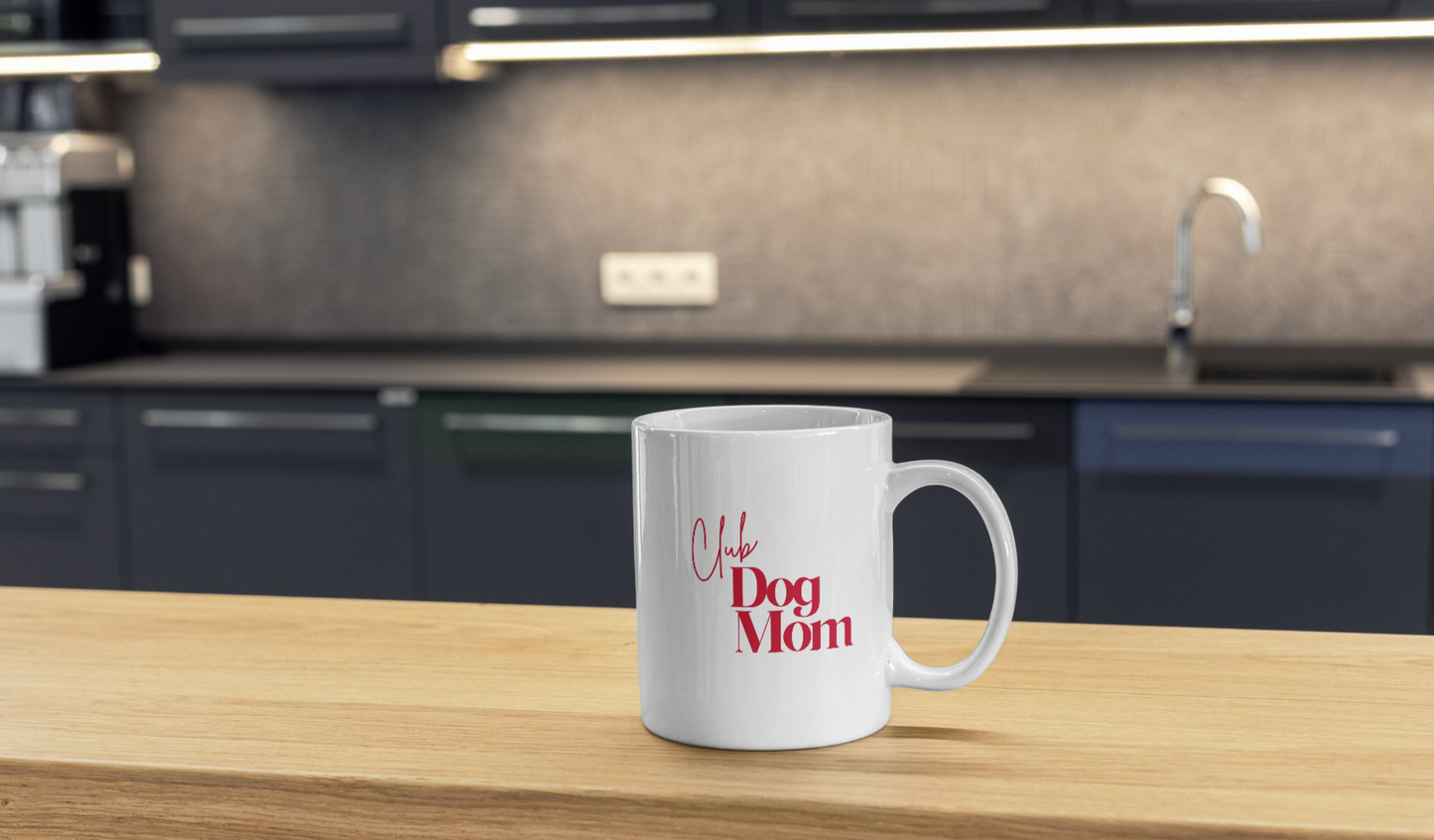 CLUB DOG MOM Ceramic Mugs (20oz)