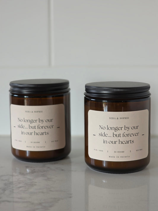 Pet memorial gift candle ( Eucalyptus Lavender)